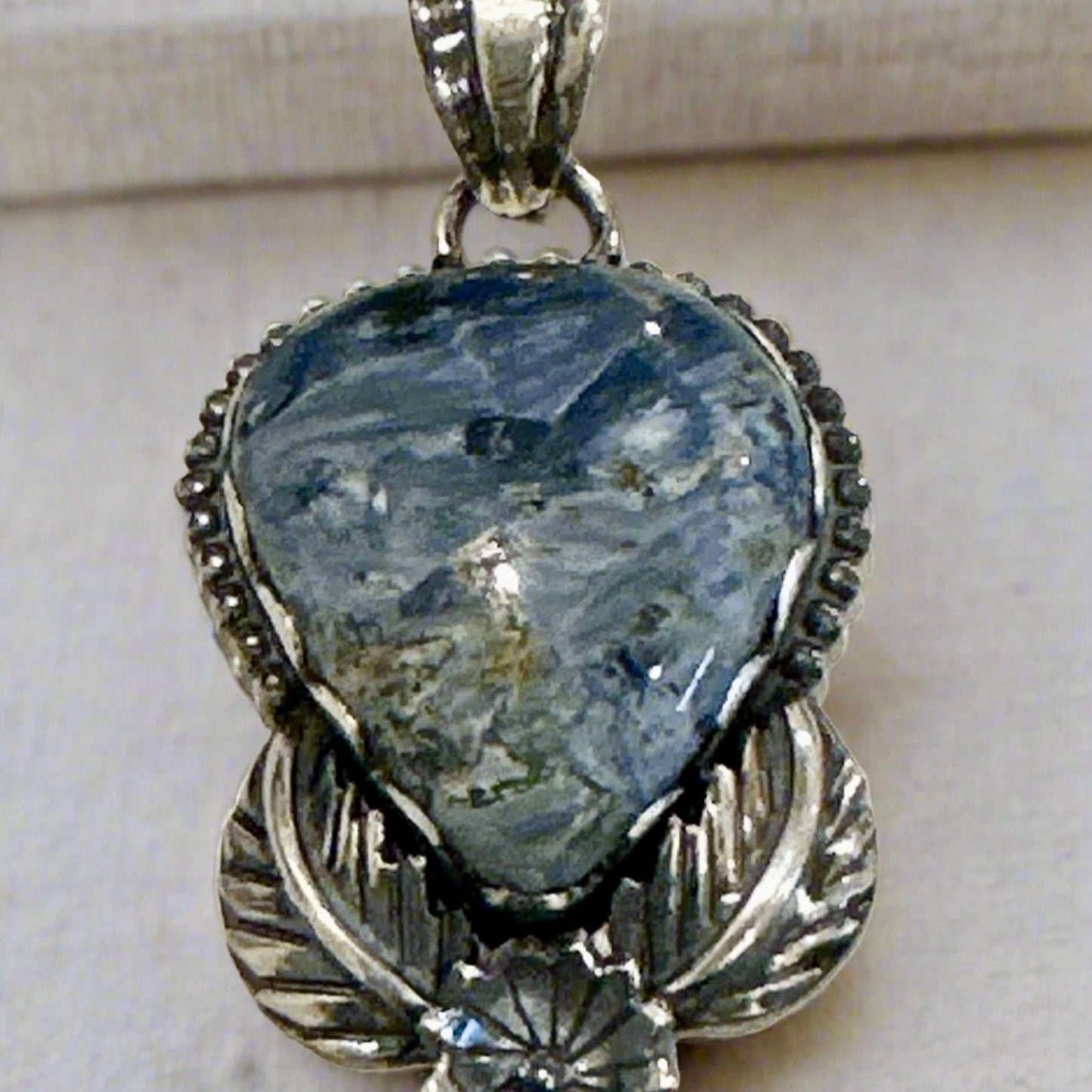 Pietersite .925 Sterling Silver Pendant 2”