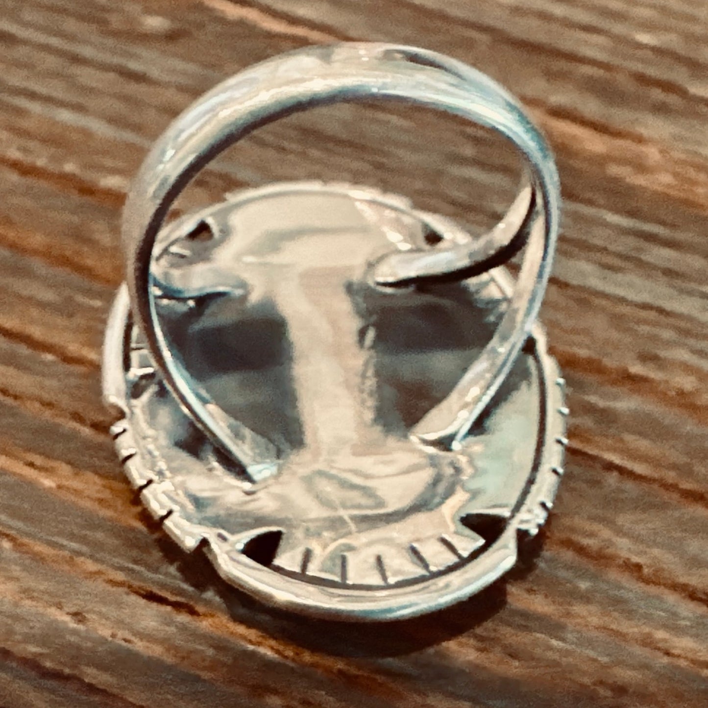 Mint Green Mohave Turquoise Sterling Ring Size 7