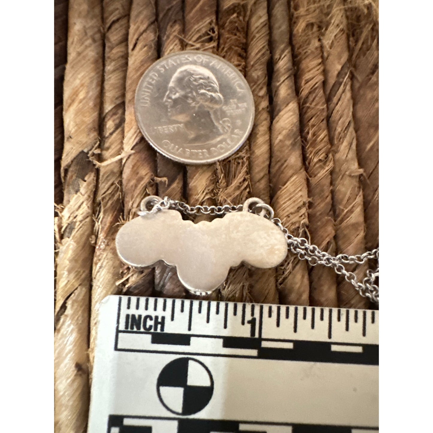 Purple Mohave Southwestern Sterling Silver Necklace 18” Adjustable