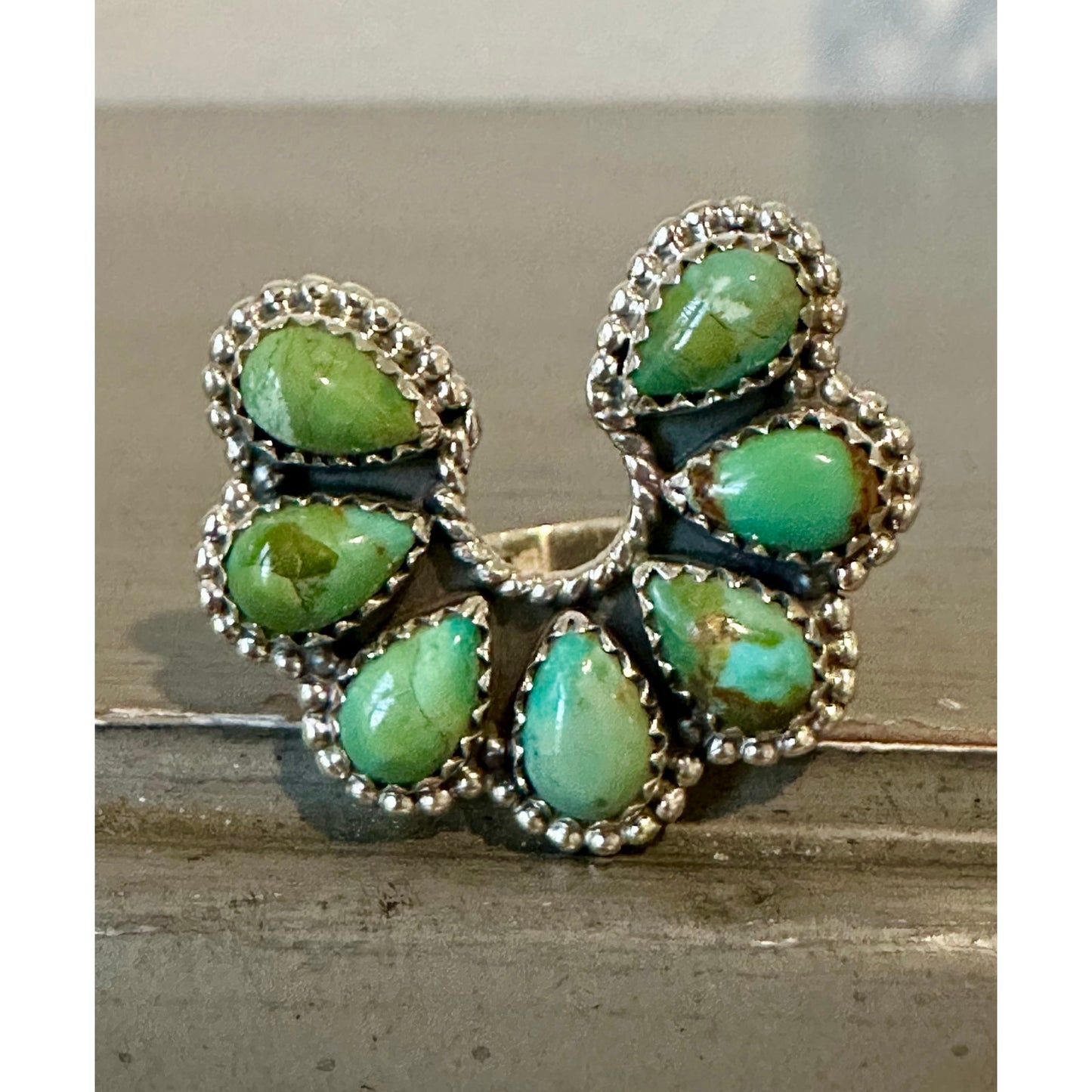 Sonoran Gold Turquoise | Naja | Ring | 925 Sterling | Adjustable 5-10
