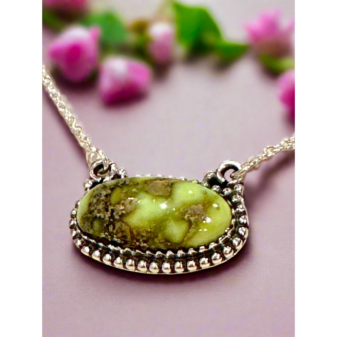 Palomino Turquoise | Sterling Silver | Necklace| 18-20”