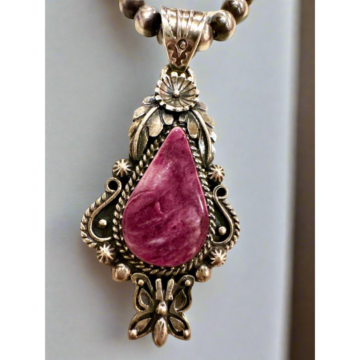 Purple Spiny Oyster | Victorian Style | Sterling 925| Pendant