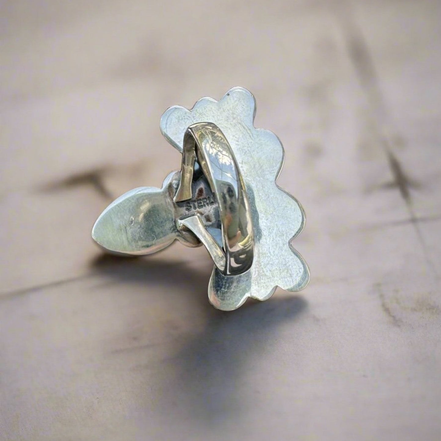 Bumblebee Jasper Butterfly Dragonfly Ring Size 9