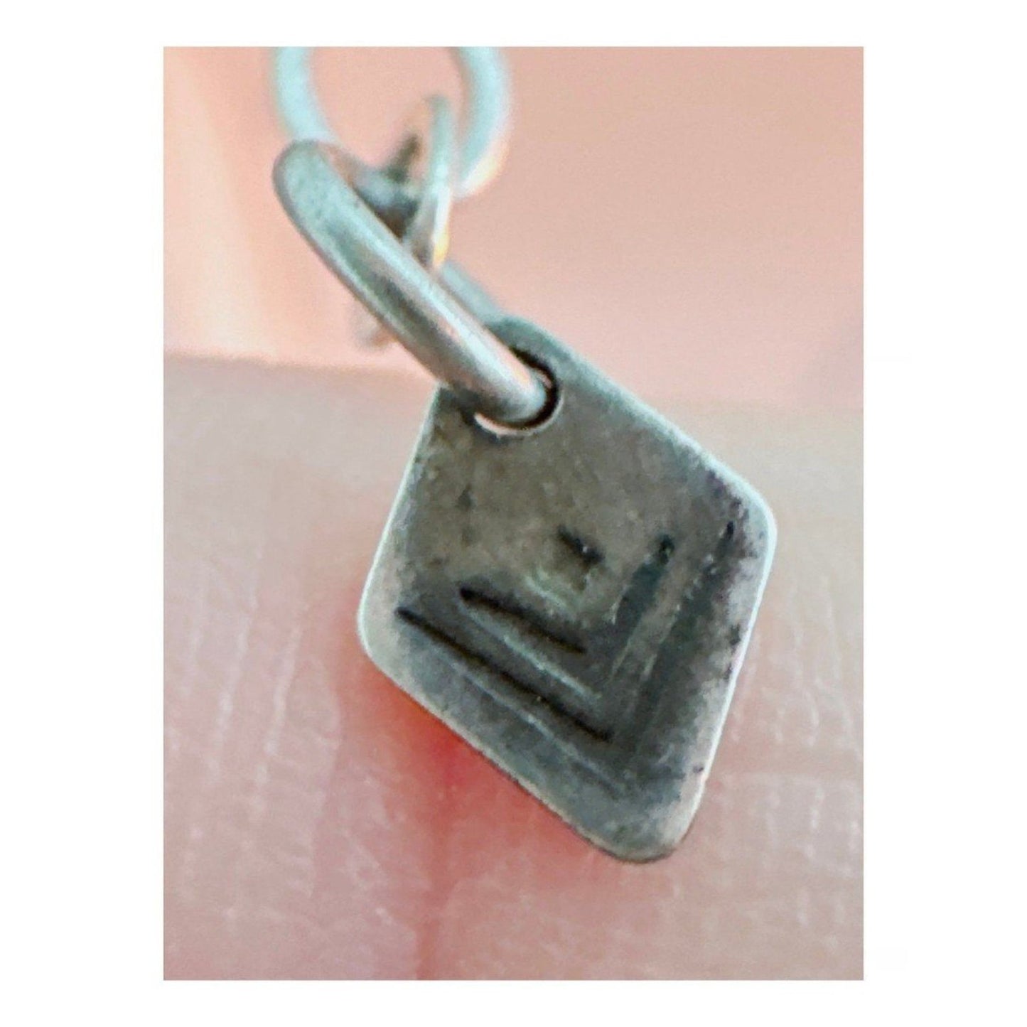 Silpada Liquid Silver Hammered Pendant 925 Sterling 19” Adjustable Necklace