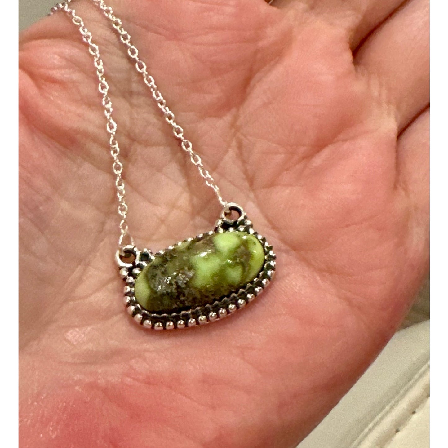 Palomino Turquoise | Sterling Silver | Necklace| 18-20”