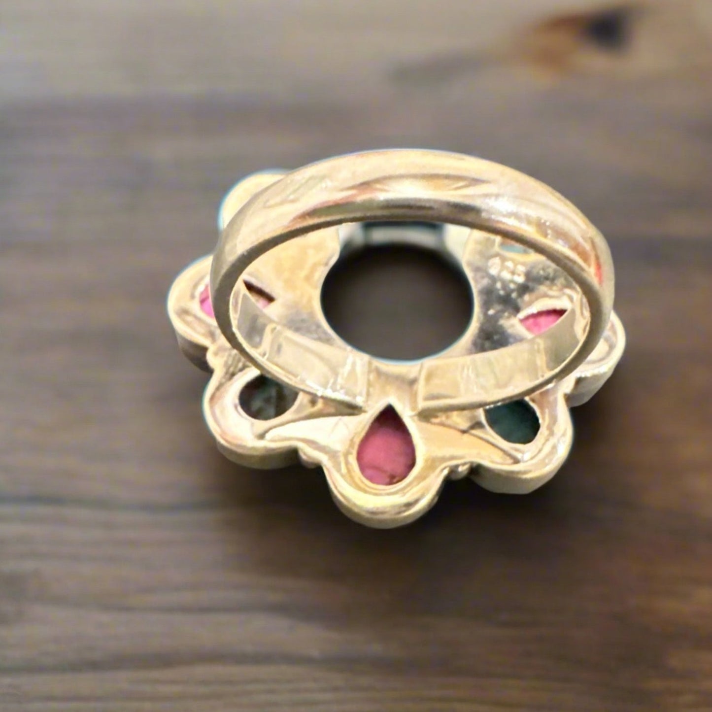 Spiny Oyster Southwestern Native American Style Naja Ring Size 7