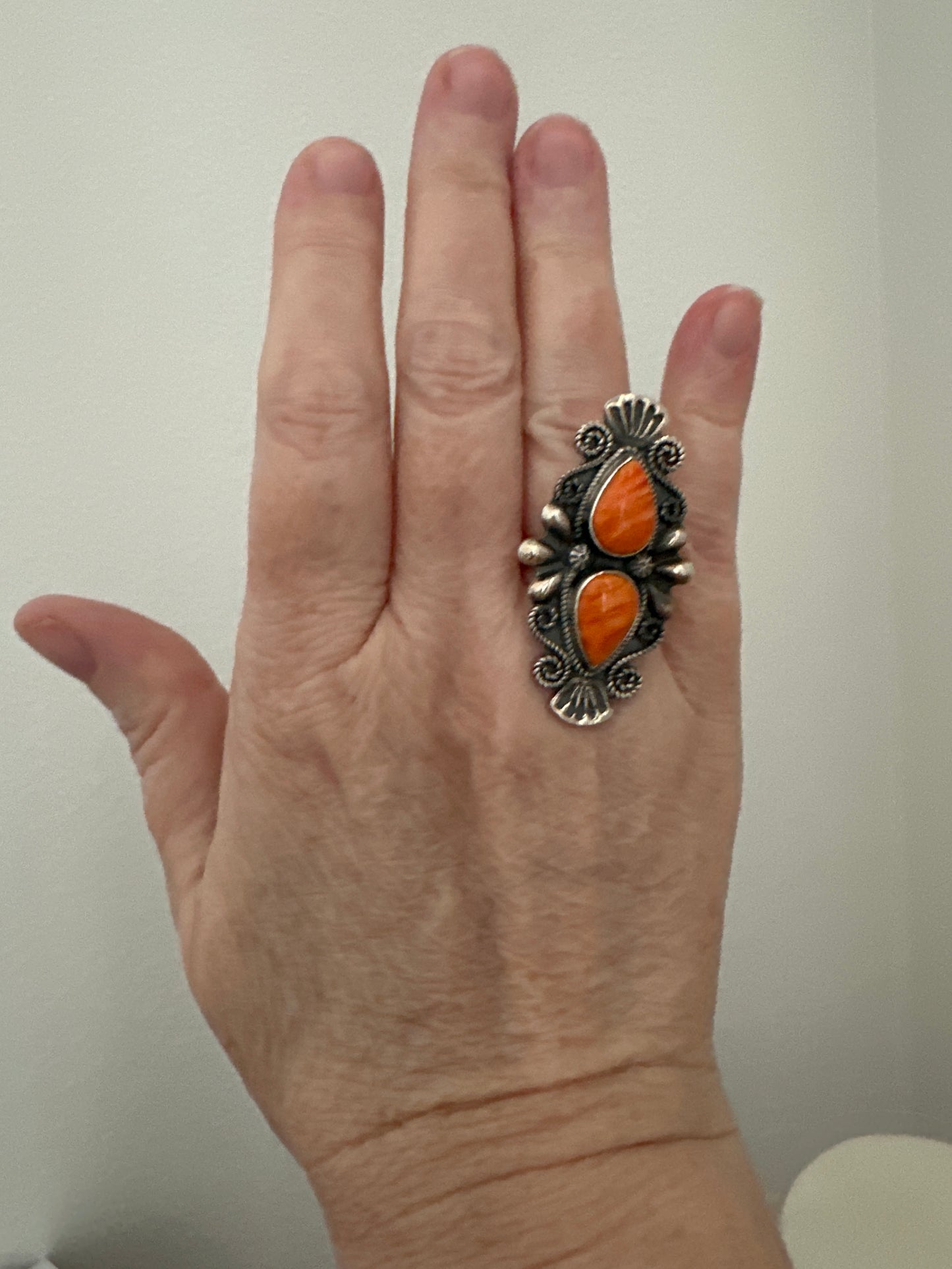 Spiny Oyster southwestern Ring Size 7.25