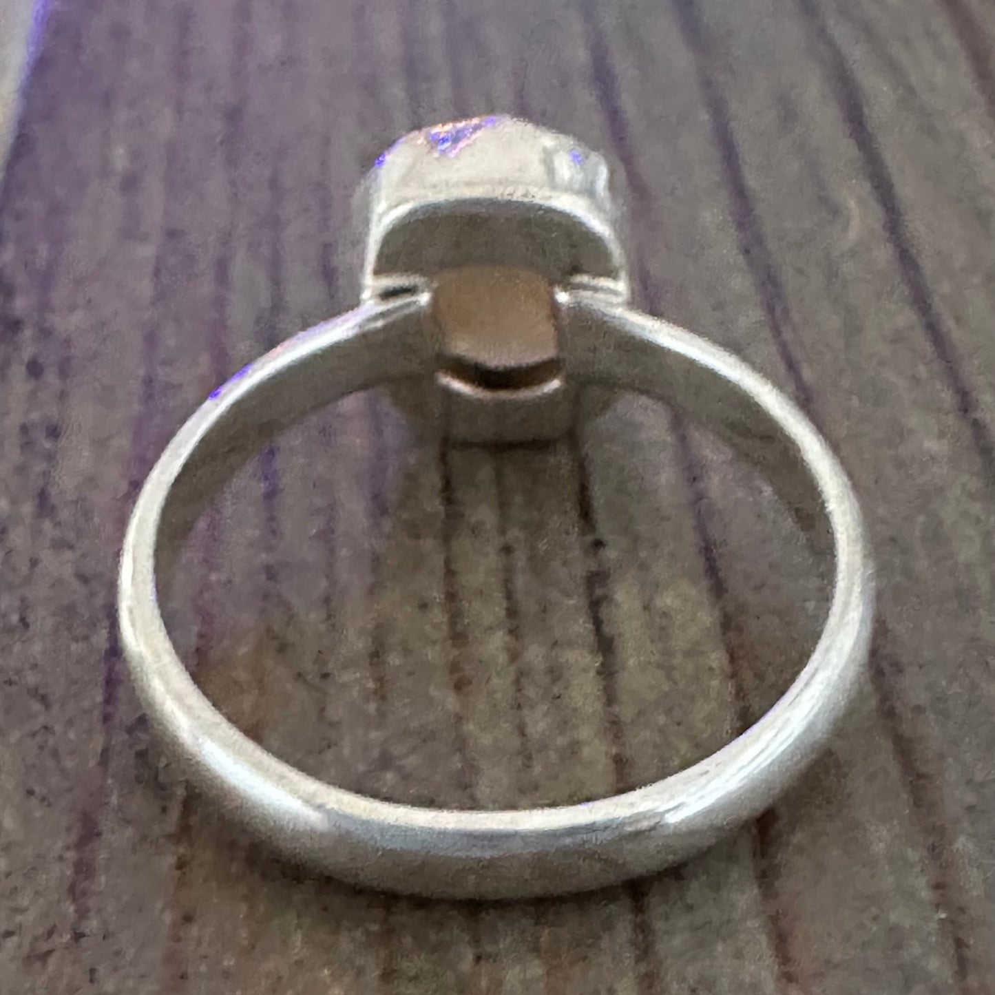 Rough Ethiopian .925 Sterling Silver Ring Size 8.5