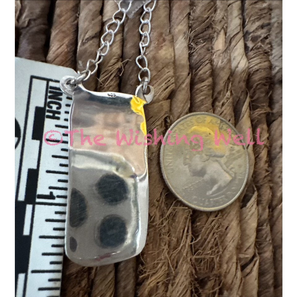 Cotton Candy Turquoise | Bar Necklace | 925 Sterling Size 18-20”