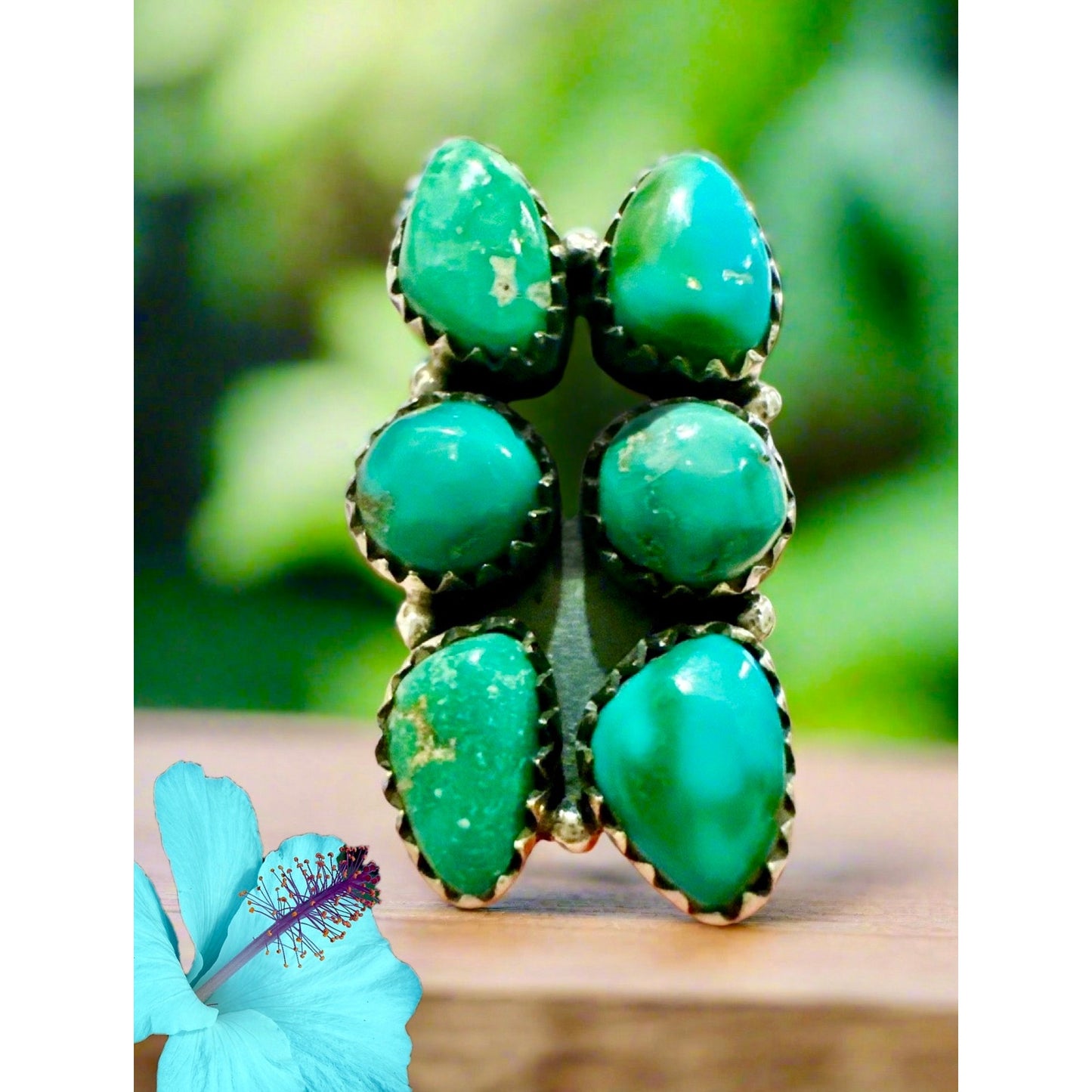 Sonoran Gold Turquoise | 925 Sterling | Adjustable Ring 5-11