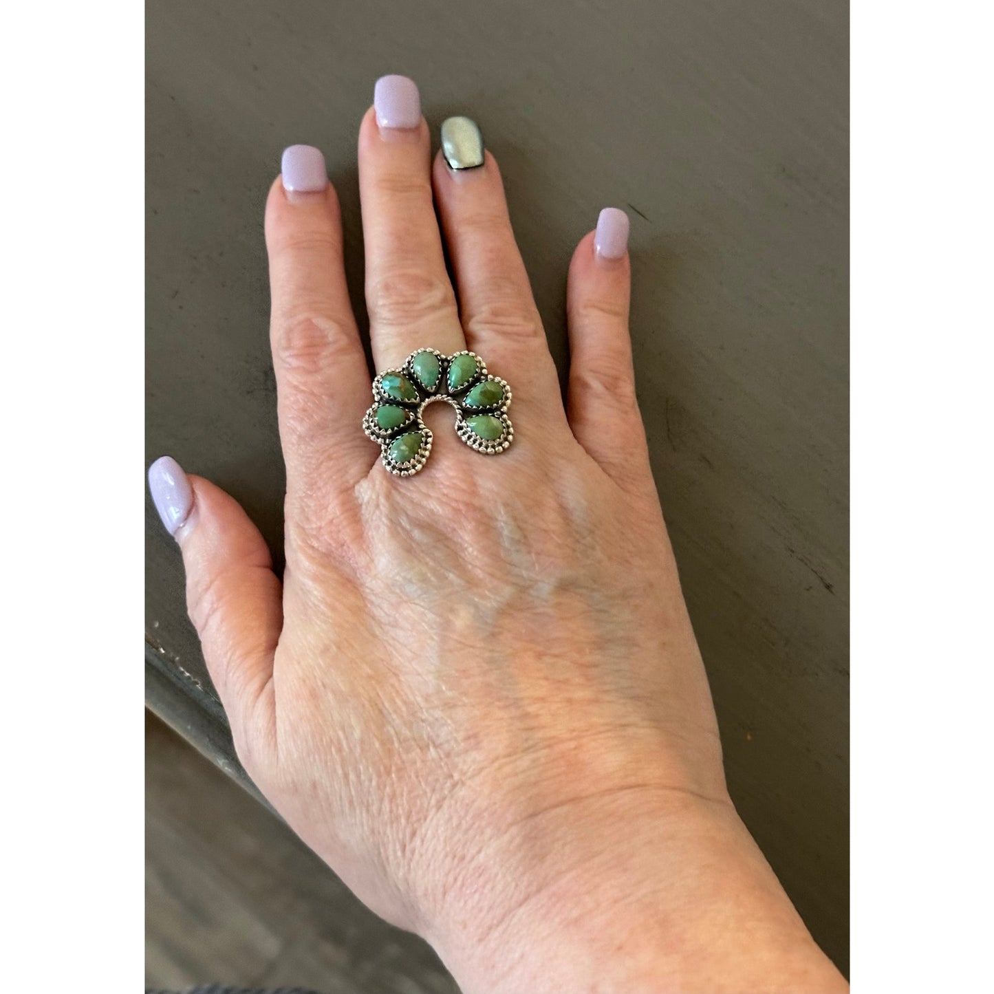 Sonoran Gold Turquoise | Naja | Ring | 925 Sterling | Adjustable 5-10