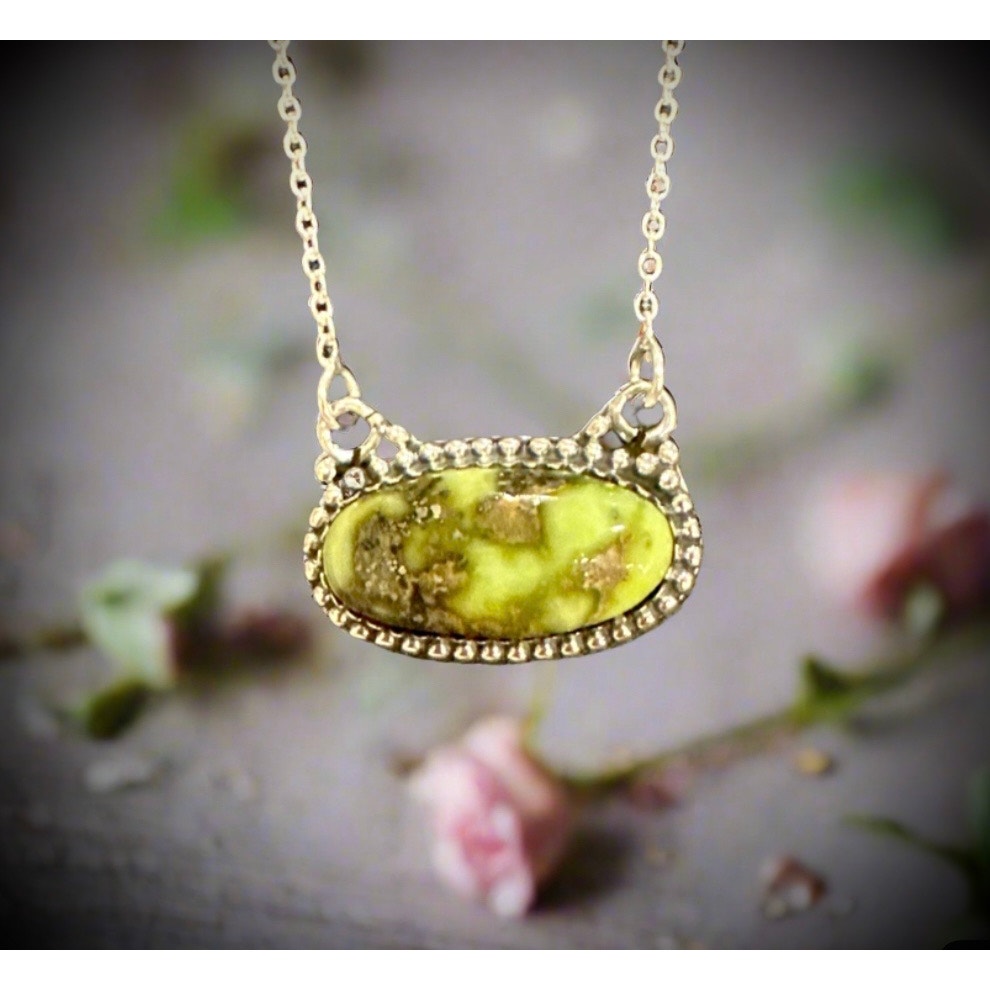 Palomino Turquoise | Sterling Silver | Necklace| 18-20”