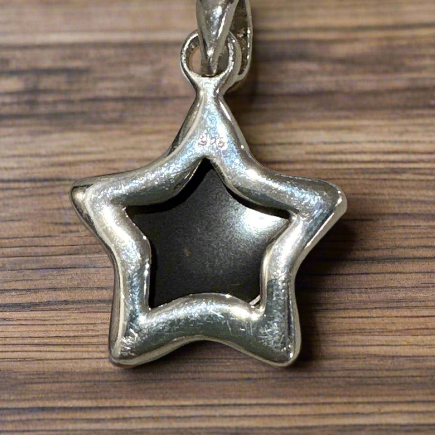 Rare Smoky Quartz Celestial Star Pendant 1.25”