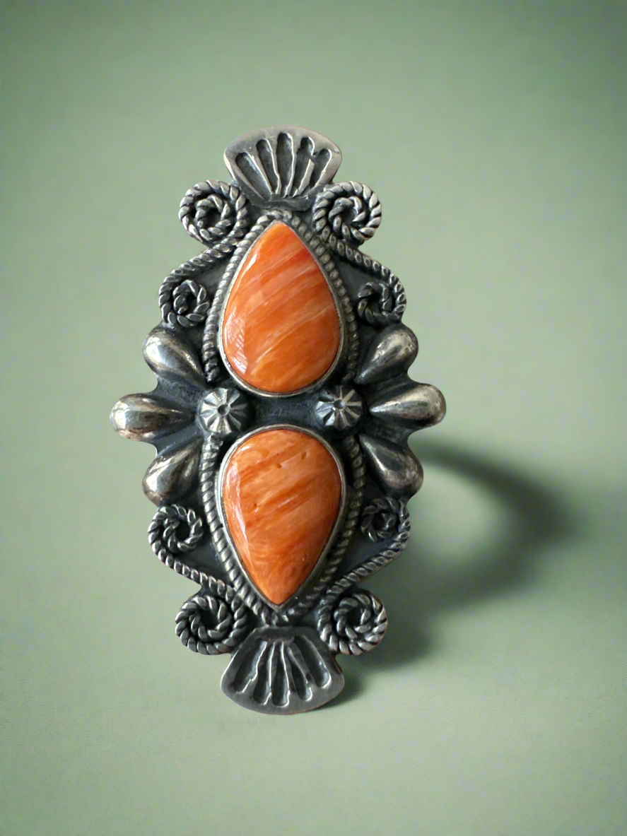 Spiny Oyster southwestern Ring Size 7.25
