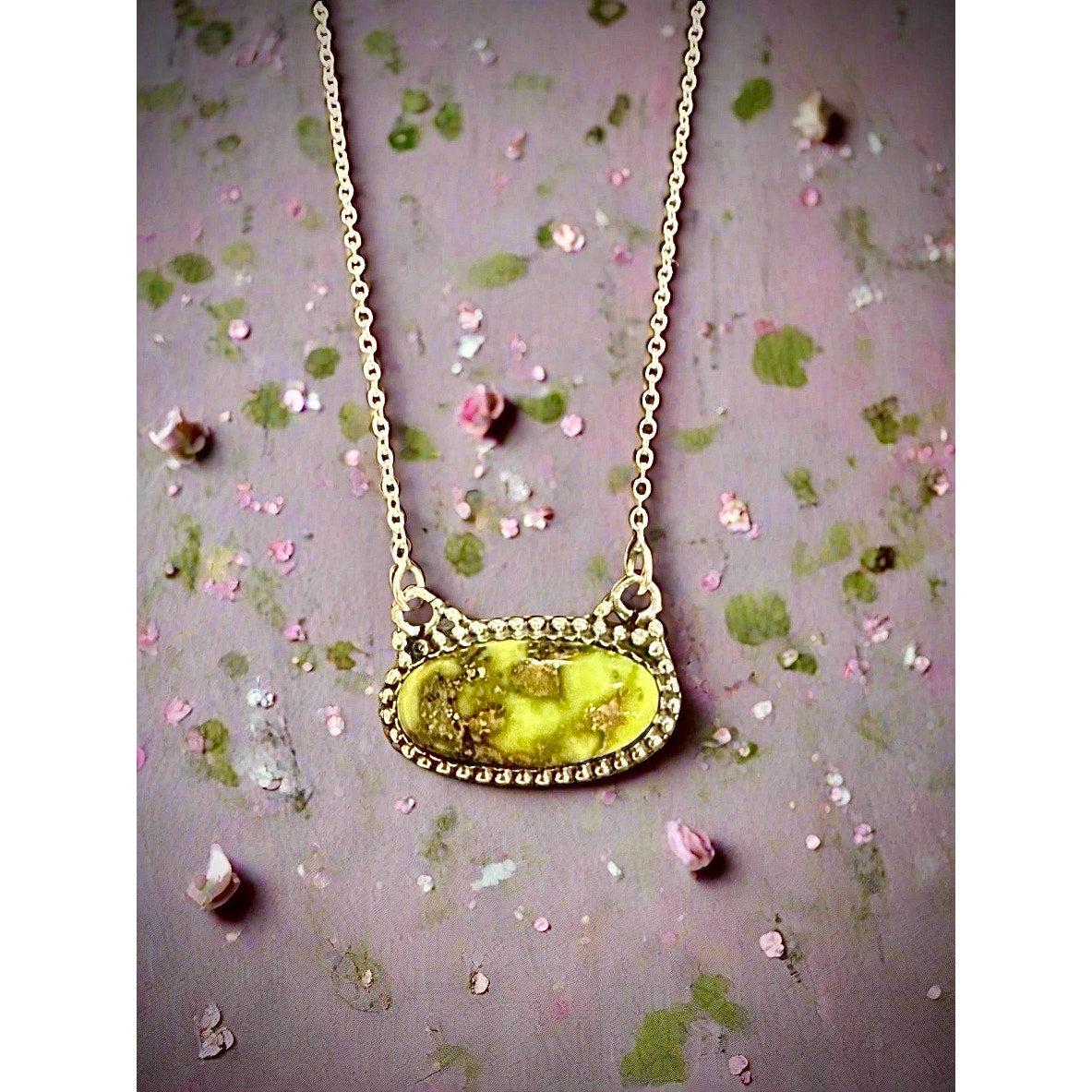 Palomino Turquoise | Sterling Silver | Necklace| 18-20”
