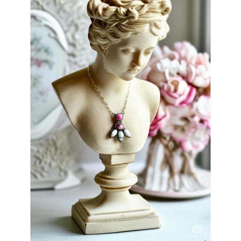 Cotton Candy Turquoise | Paperclip Necklace | 925 18-20”