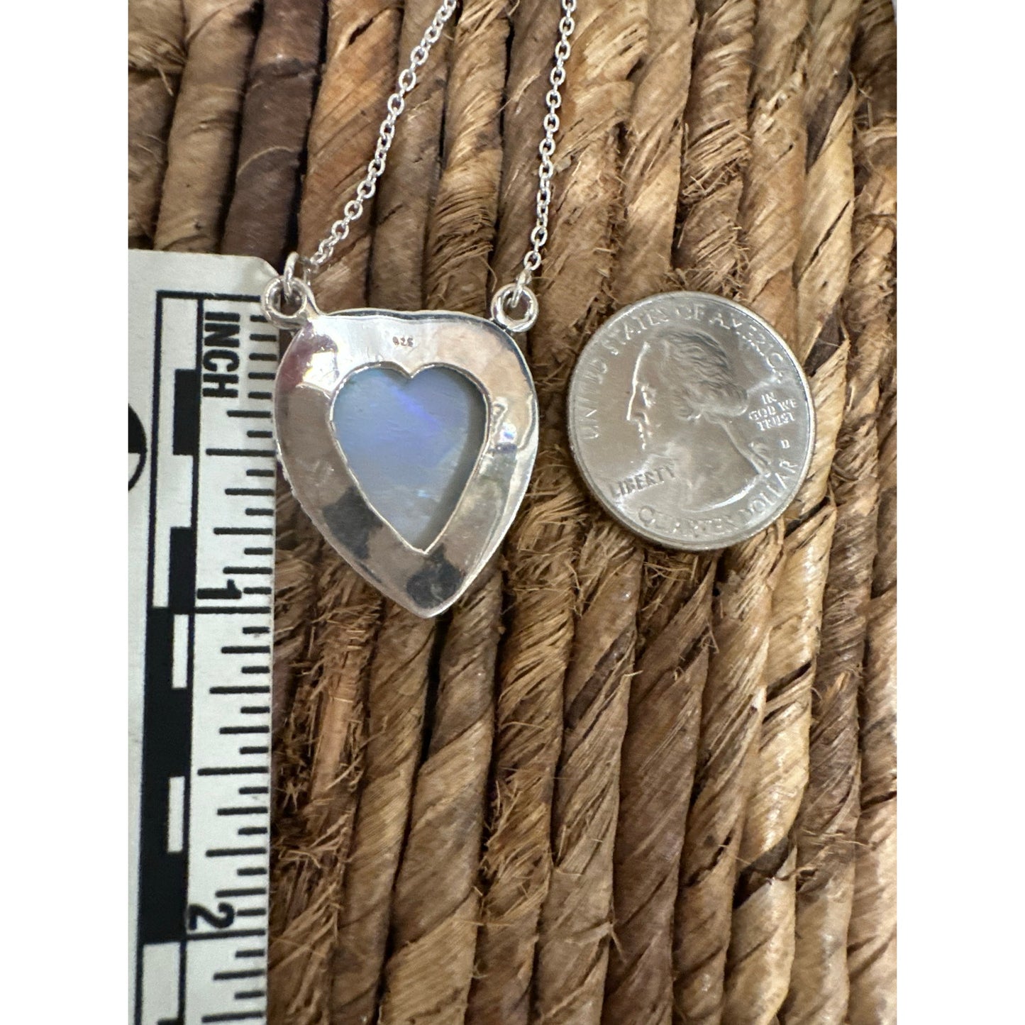Hot Girls Have Problems Too | Heart Necklace 18-20” | Aurora Opal