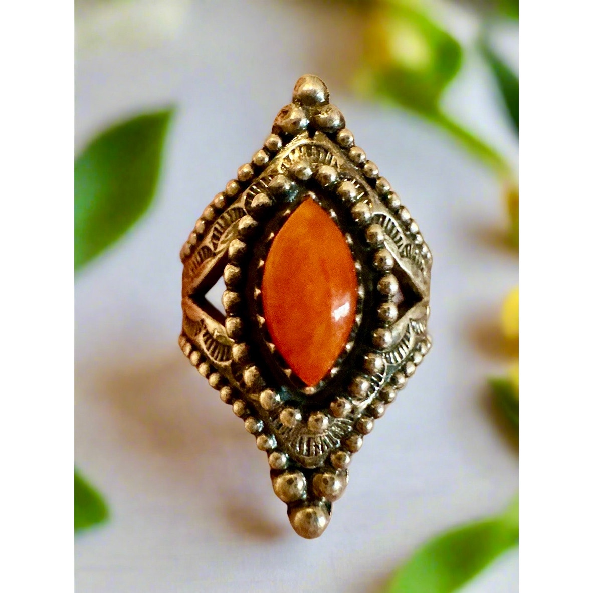 Spiny Oyster | Sterling Silver 925 | Ring Size 7