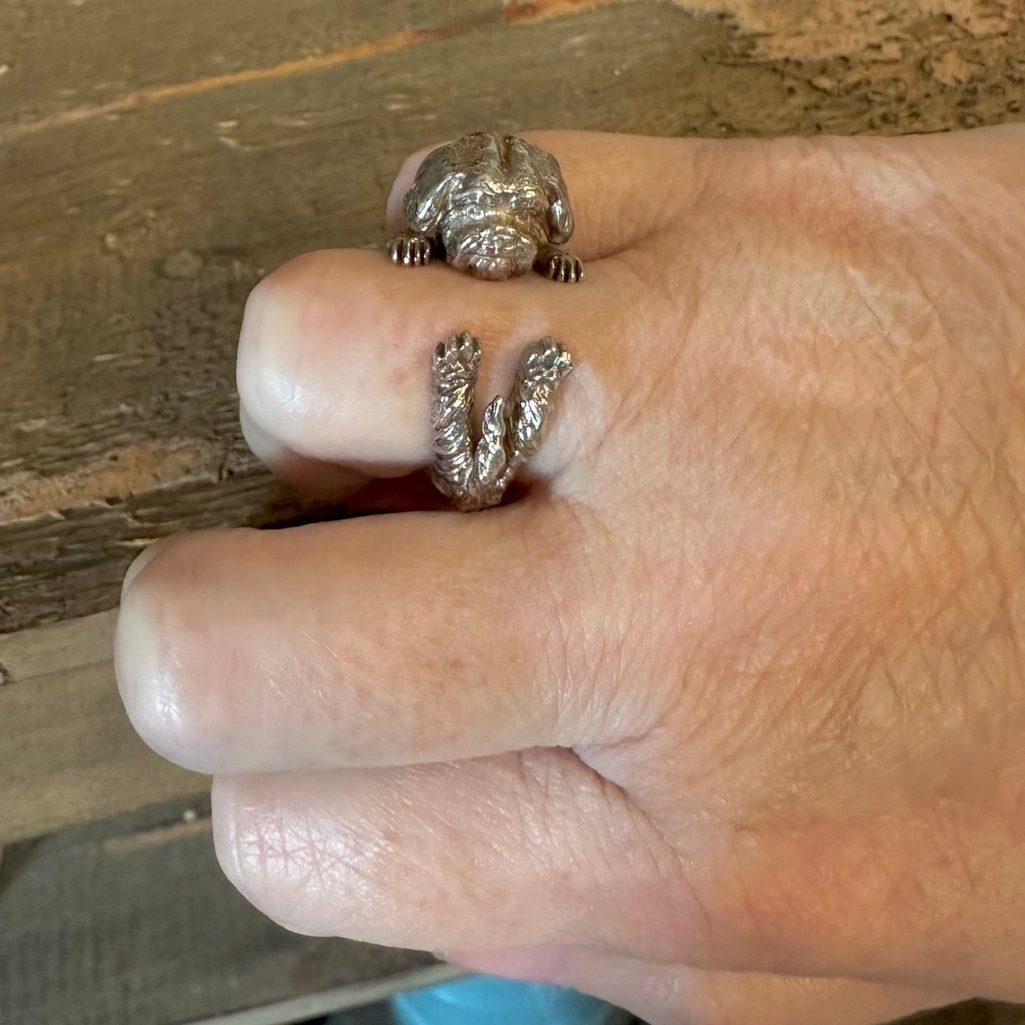 Shih Tzu Ring by Dog Fever Sterling Silver Size 7