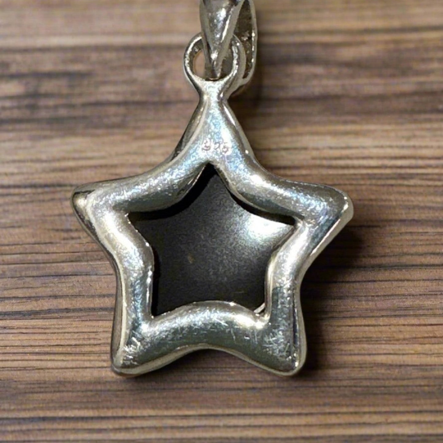 SET: Rare Smoky Quartz Star Pendant & Ring Set.