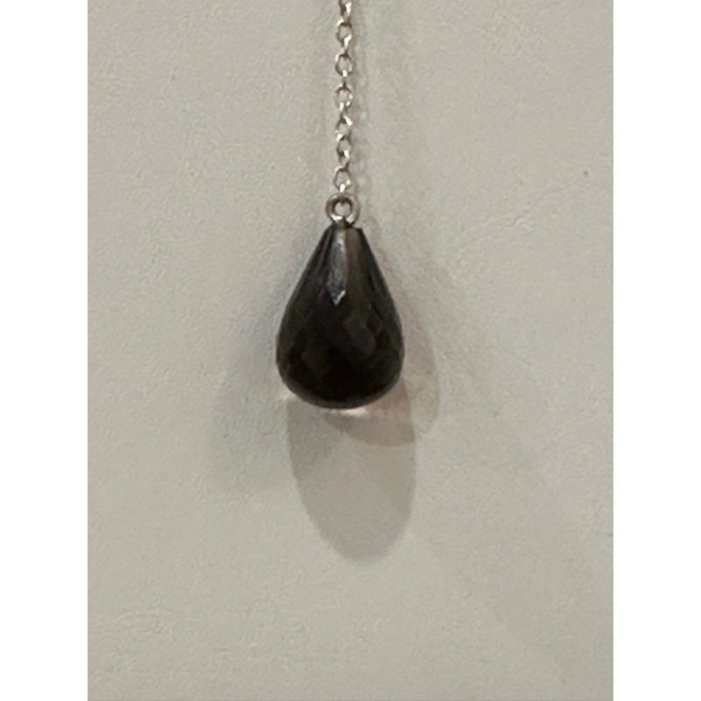 Pearl and Smoky Quartz Drop Necklace