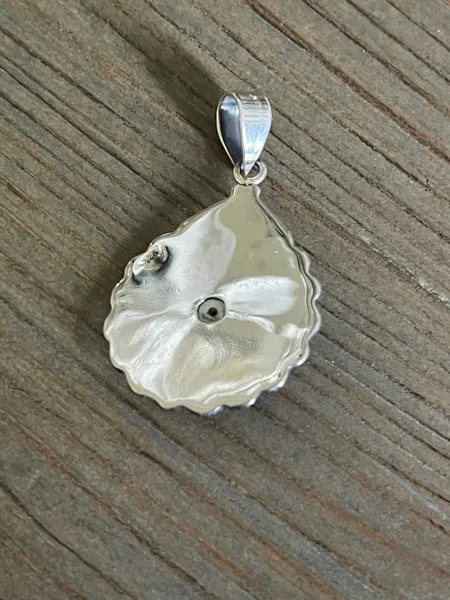 Natural Pearl Solid Sterling Silver 925 Pendant