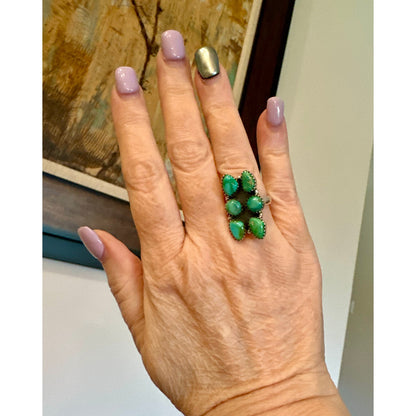 Sonoran Gold Turquoise | 925 Sterling | Adjustable Ring 5-11