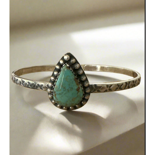 Natural Blue/Green Turquoise southwestern rough Bracelet