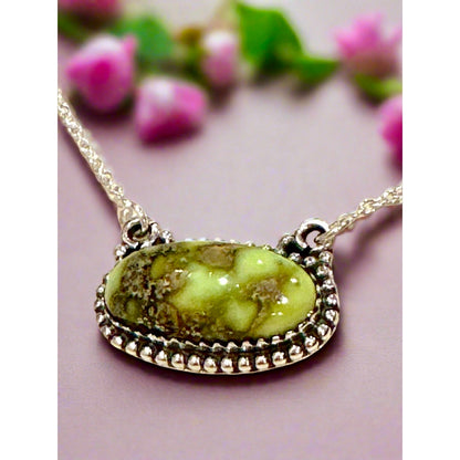 Palomino Turquoise | Sterling Silver | Necklace| 18-20”