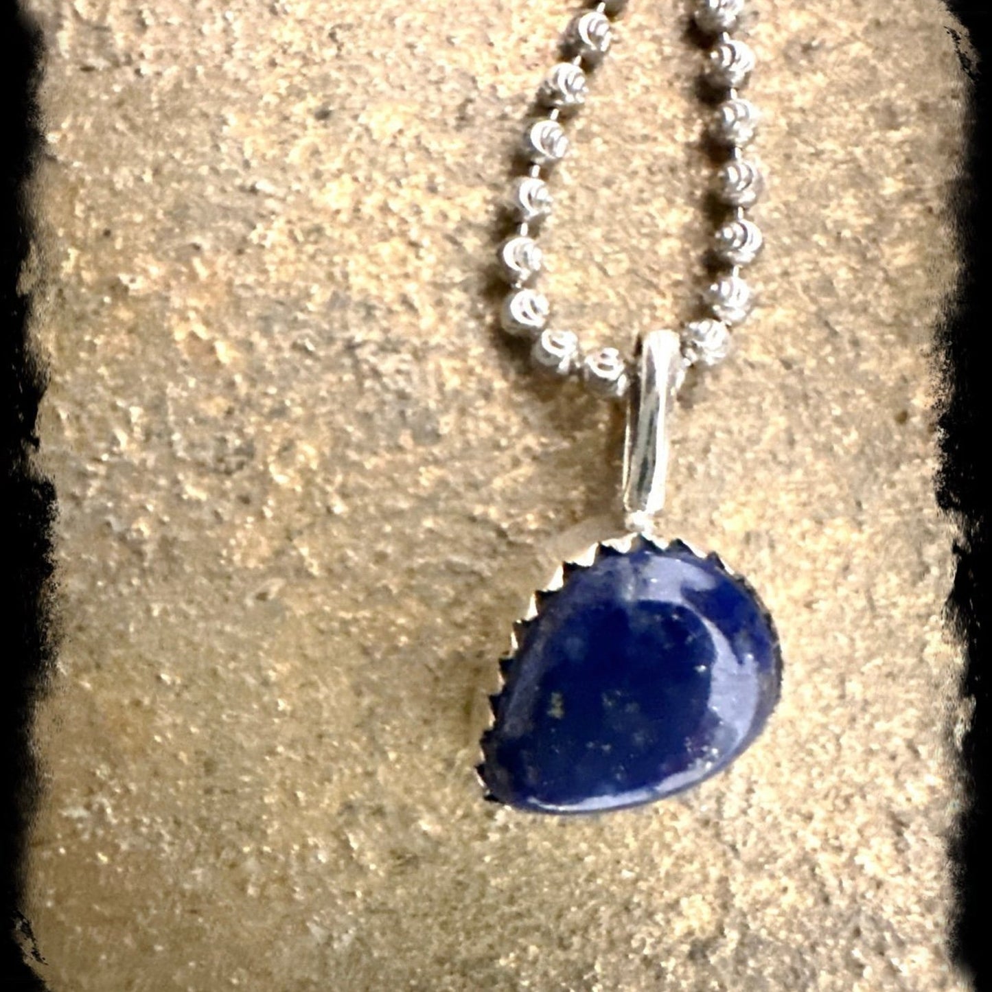 Stunning! Handmade Natural Lapis Lazuli Pendant