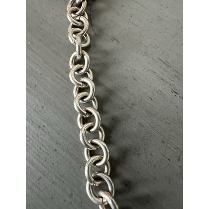 Solid Sterling Silver Cable Link Chain Necklace 41g 16