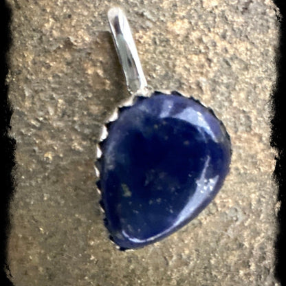 Stunning! Handmade Natural Lapis Lazuli Pendant