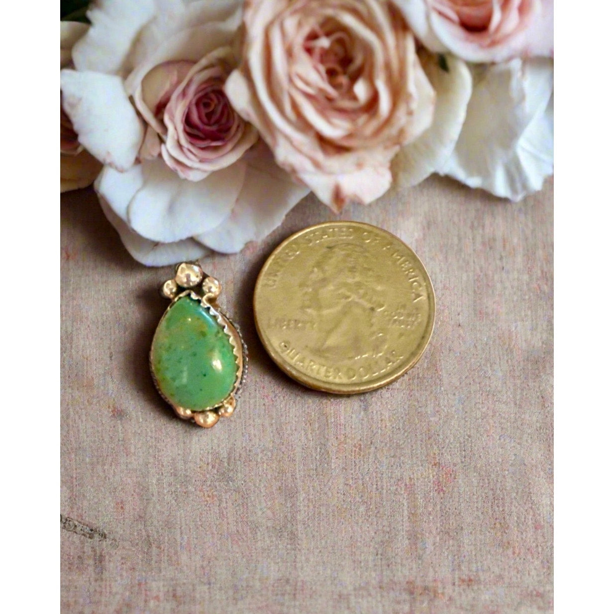 Carico LakeTurquoise Teardrop Pear Sterling Silver Stud Earrings