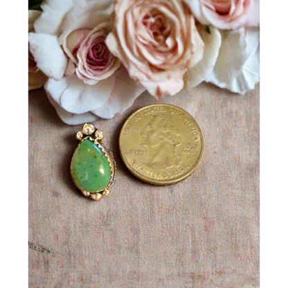 Carico LakeTurquoise Teardrop Pear Sterling Silver Stud Earrings