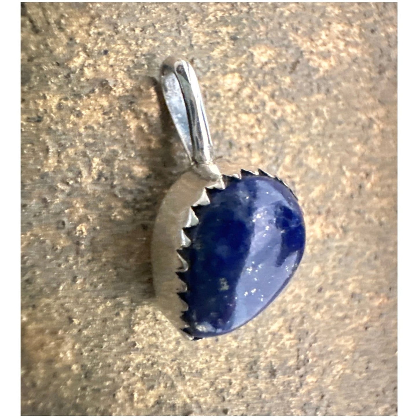 Stunning! Handmade Natural Lapis Lazuli Pendant