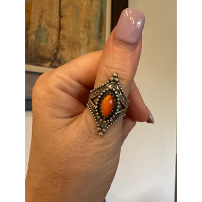 Spiny Oyster | Sterling Silver 925 |  Ring Size 7