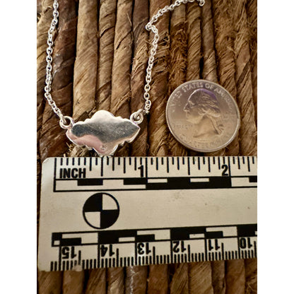 Sonoran Gold Turquoise | Pink Spiny Oyster | Sterling | 18” Necklace Adjustable