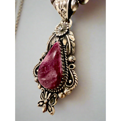Purple Spiny Oyster | Victorian Style | Sterling 925| Pendant