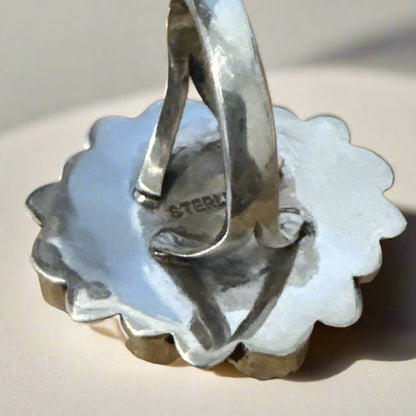 Spiny Oyster Cluster Southwestern Ring Size 8