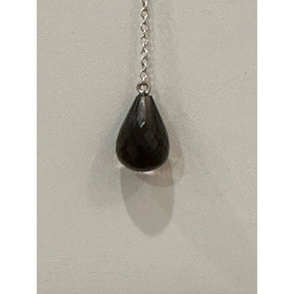 Pearl and Smoky Quartz Drop Necklace