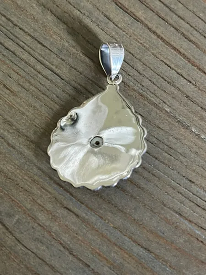 Natural Pearl Solid Sterling Silver 925 Pendant